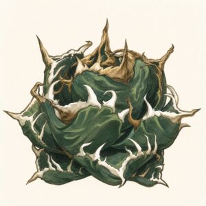 魔丸の標本画(生成イラスト)