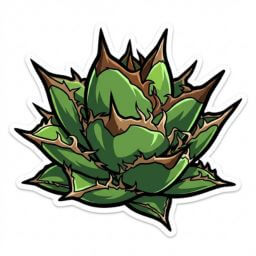 黒火焔 デフォルメ アガベ チタノタ アイコン