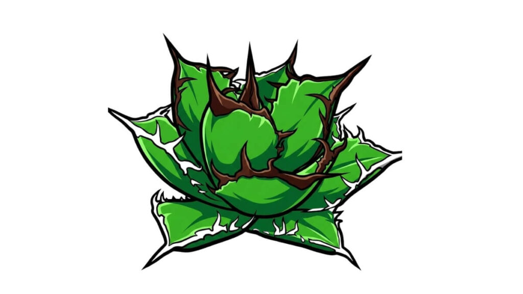 覇王龍 デフォルメ アガベ チタノタ アイコン サムネ