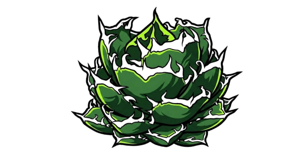 鬼爪 デフォルメ アガベ チタノタ アイコン サムネ