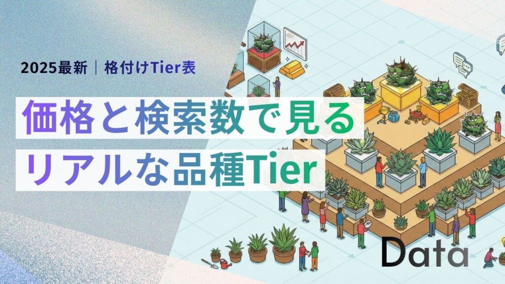 サブ： 2025最新｜格付けTier表 メイン： 価格と検索数で暴く リアルな品種序列