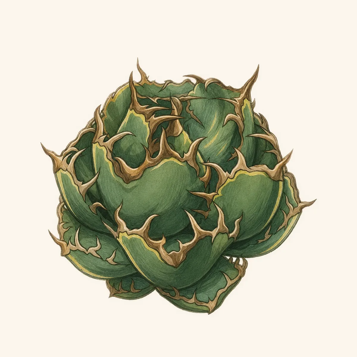 アガベ チタノタ 黒鯨のイメージ
